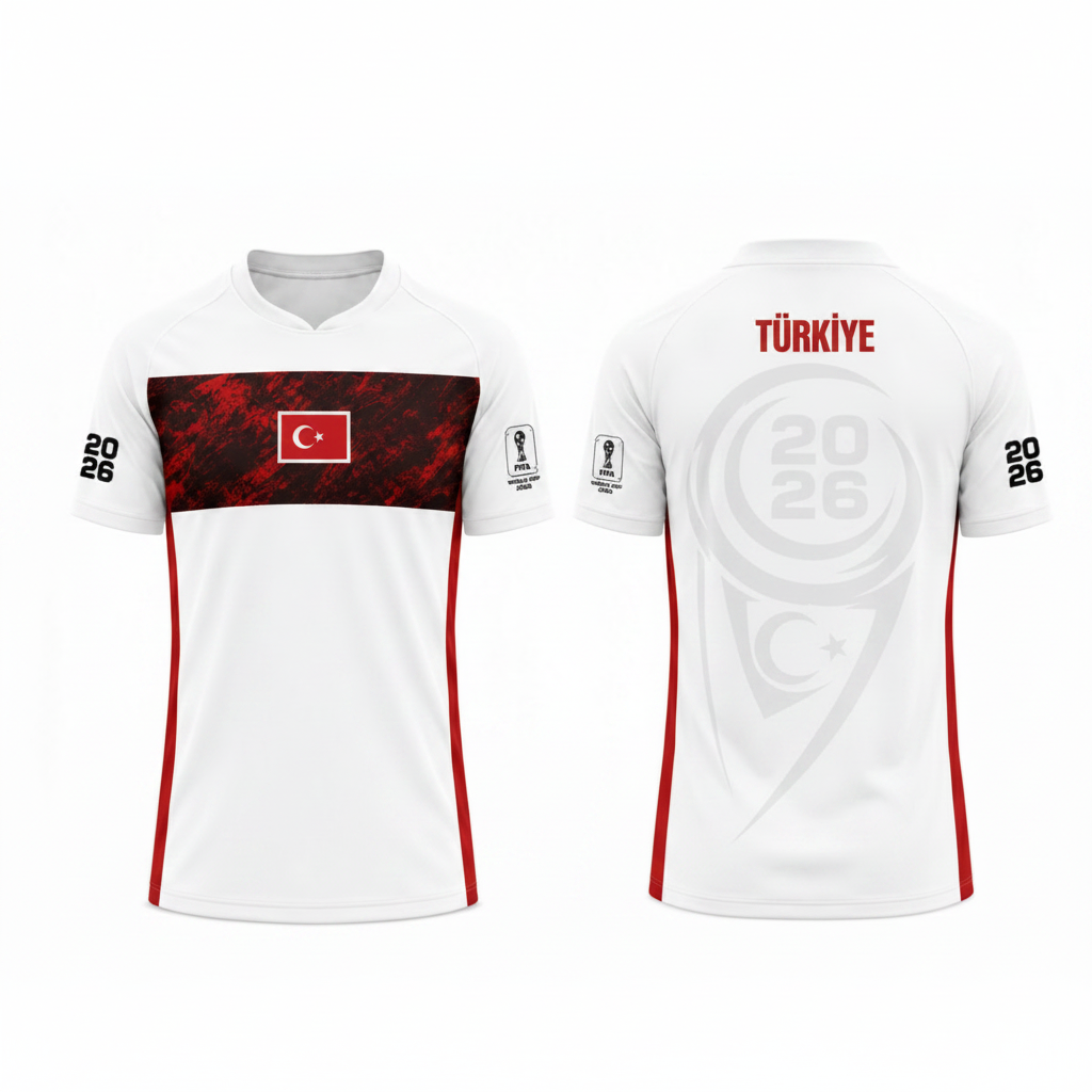 Turkiye Soccer Jersey, FIFA World Cup Soccer Jersey