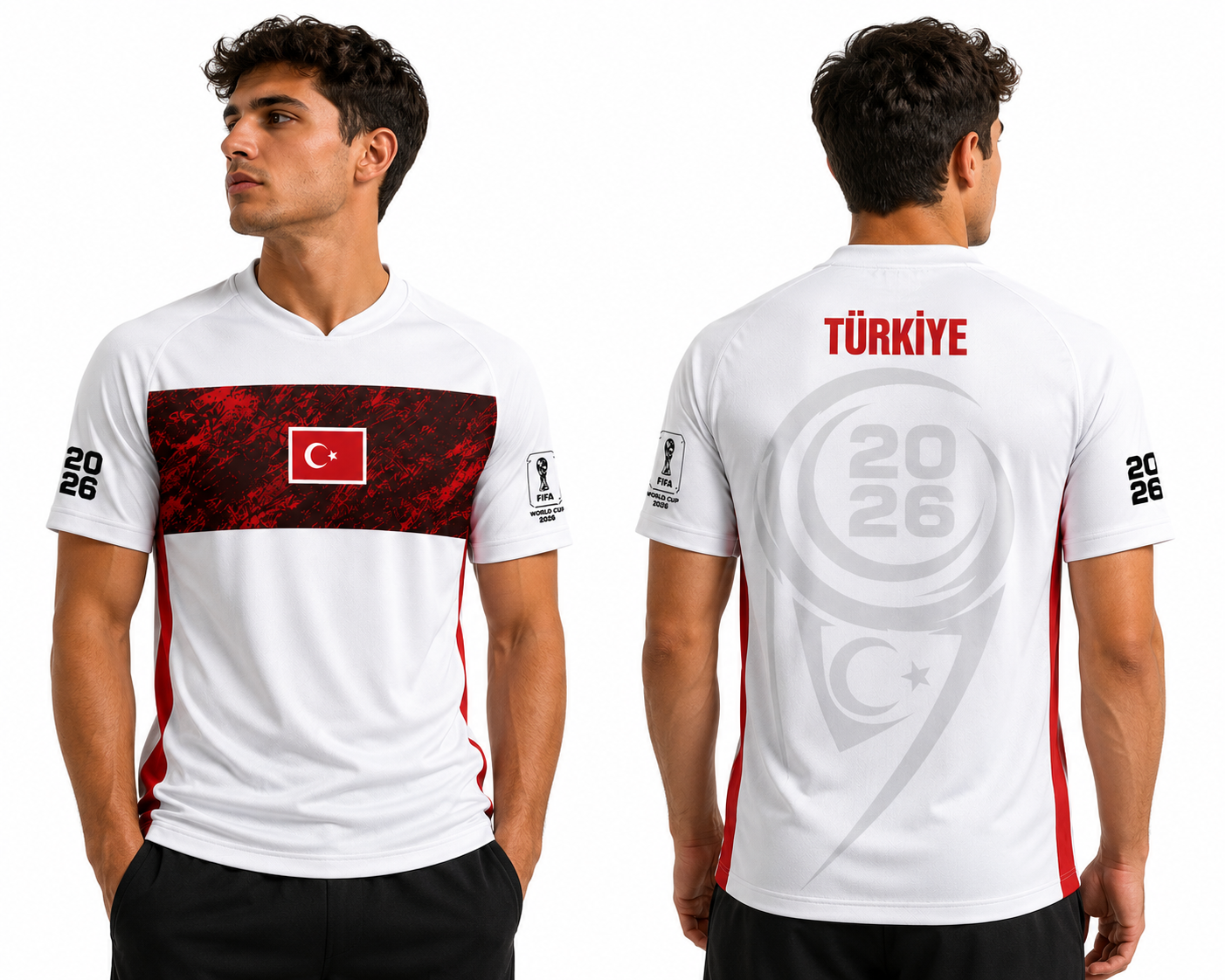 Turkiye Soccer Jersey, FIFA World Cup Soccer Jersey